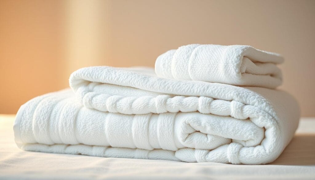 Elegant, luxurious hotel towels in a serene, minimalist setting. Crisp white linens with a plush, absorbent texture, illuminated by soft, warm lighting. The towels are neatly folded and arranged, exuding a sense of comfort and high-end hospitality. In the background, a muted, neutral color palette creates a calming atmosphere. The overall composition emphasizes the quality and attention to detail of these premium "شركة توريد العالمية للصناعة" towels, designed to elevate the guest experience. Elegant, luxurious hotel towels in a serene, minimalist setting. Crisp white linens with a plush, absorbent texture, illuminated by soft, warm lighting. The towels are neatly folded and arranged, exuding a sense of comfort and high-end hospitality. In the background, a muted, neutral color palette creates a calming atmosphere. The overall composition emphasizes the quality and attention to detail of these premium "شركة توريد العالمية للصناعة" towels, designed to elevate the guest experience.