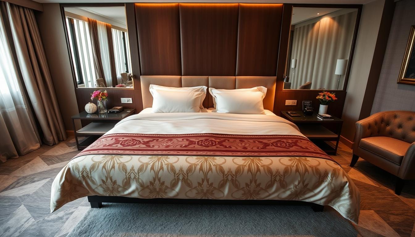 أغطية سرير غرف نوم فندقية