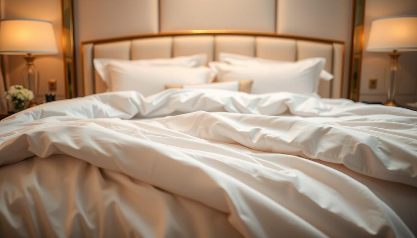 تجهيز مفارش سرير أجنحة فندقية قطنية في مكة