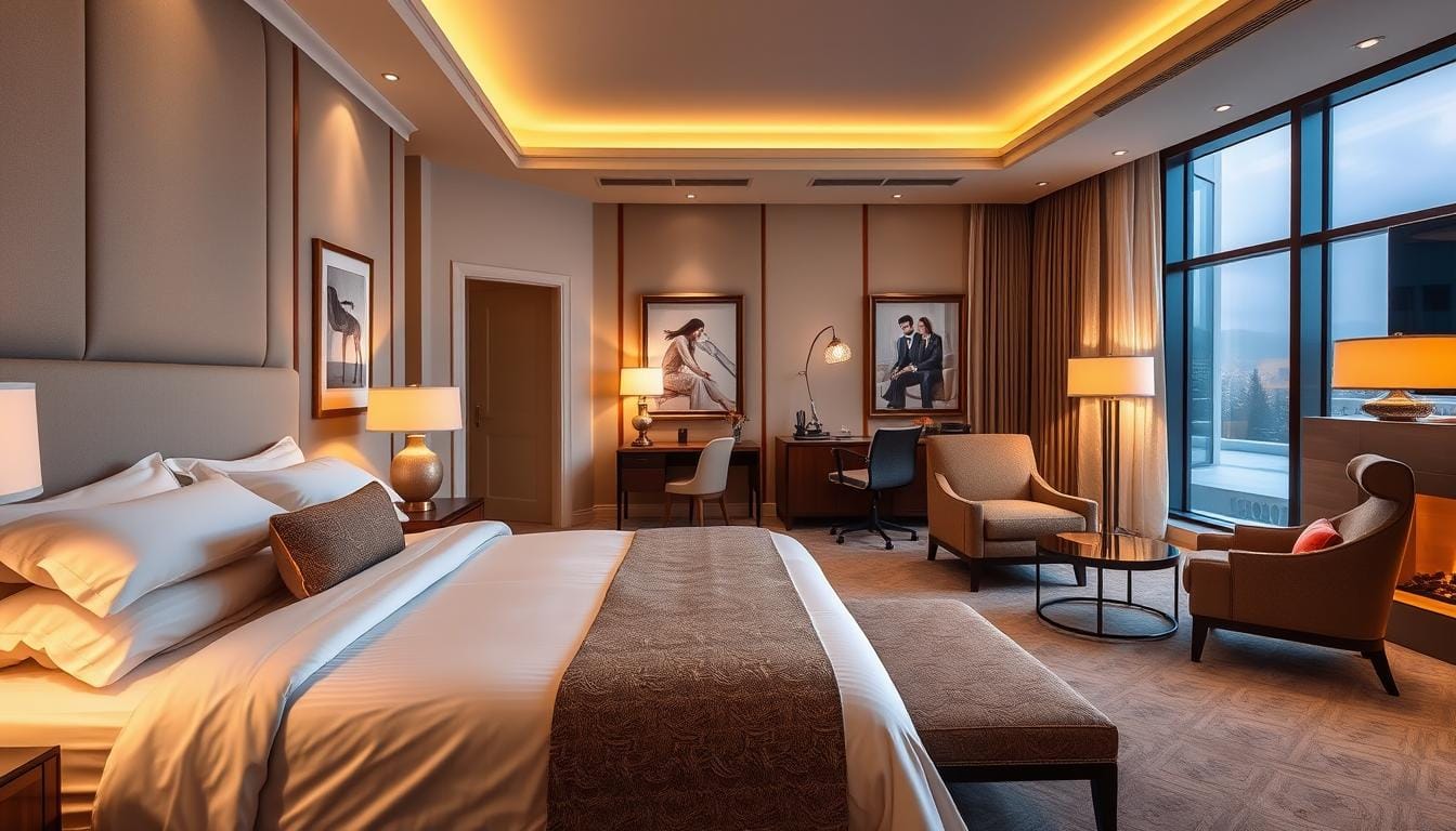 توزيع مفروشات فندقية غرف مزدوجة شتوية في الخليج