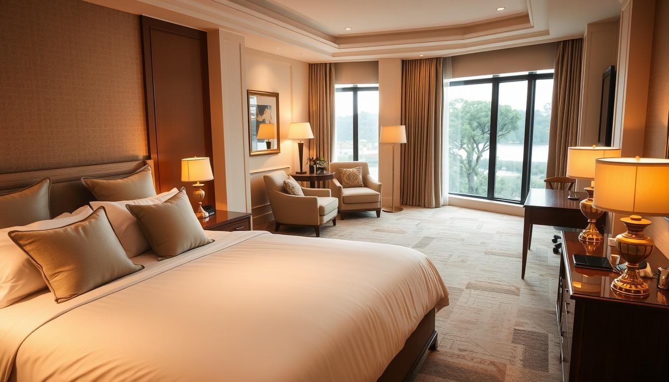 مفروشات قطنية غرف نوم فندقية