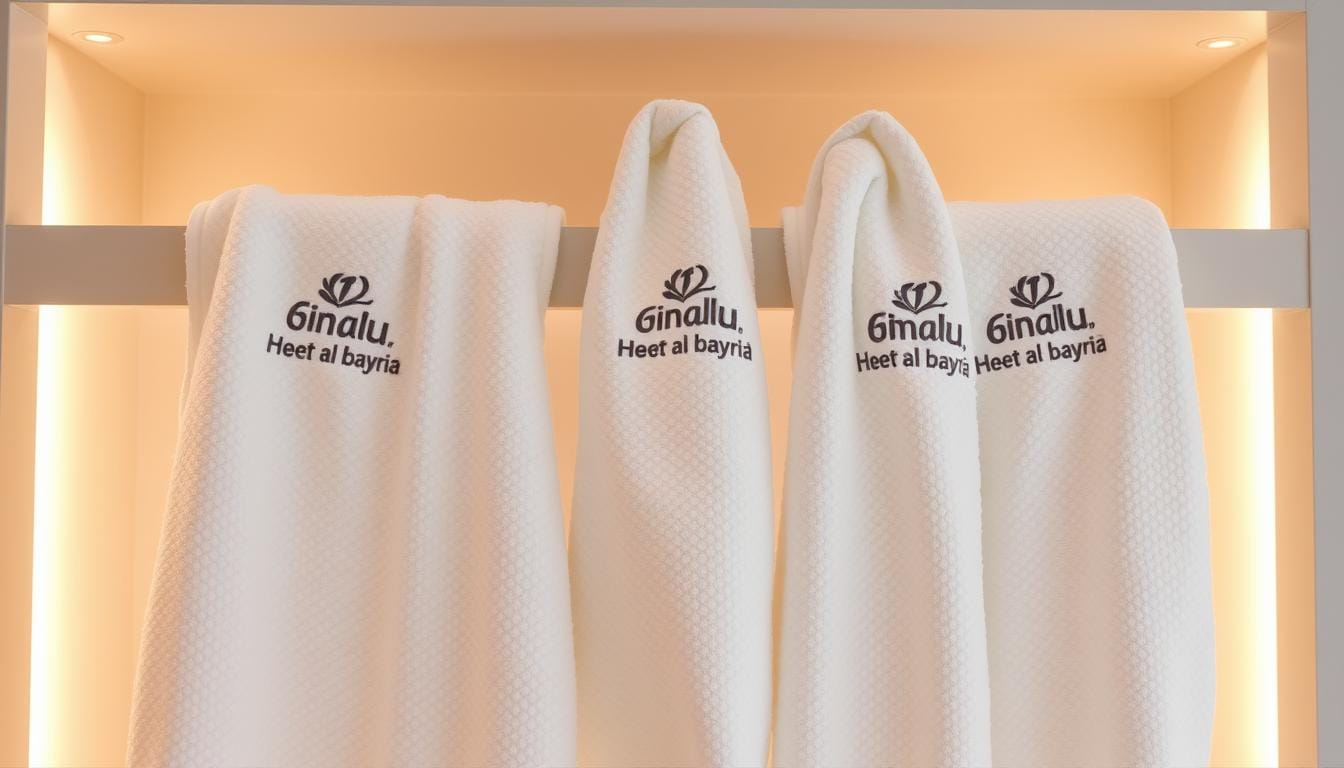 مناشف أجنحة فندقية